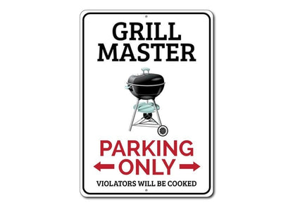 Grill Master Parking Sign