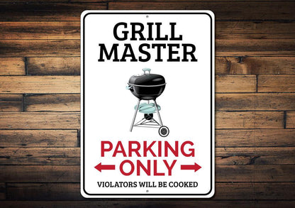 Grill Master Parking Sign