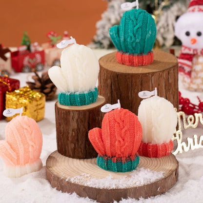 Kerze Handschuh/Lebkuchen
