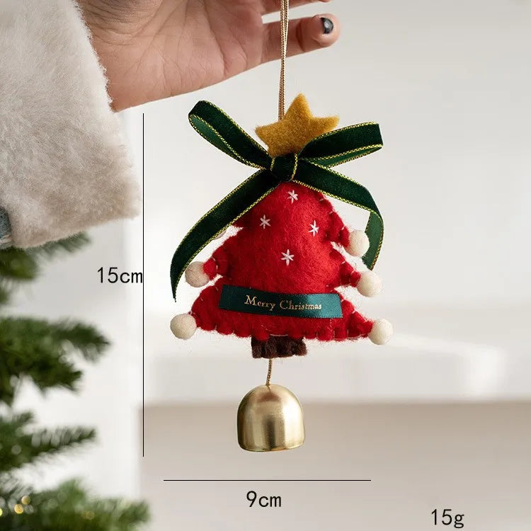 Christmas Car Hanging Christmas Decoration Bell Pendant Christmas Tree Decoration Christmas Gifts