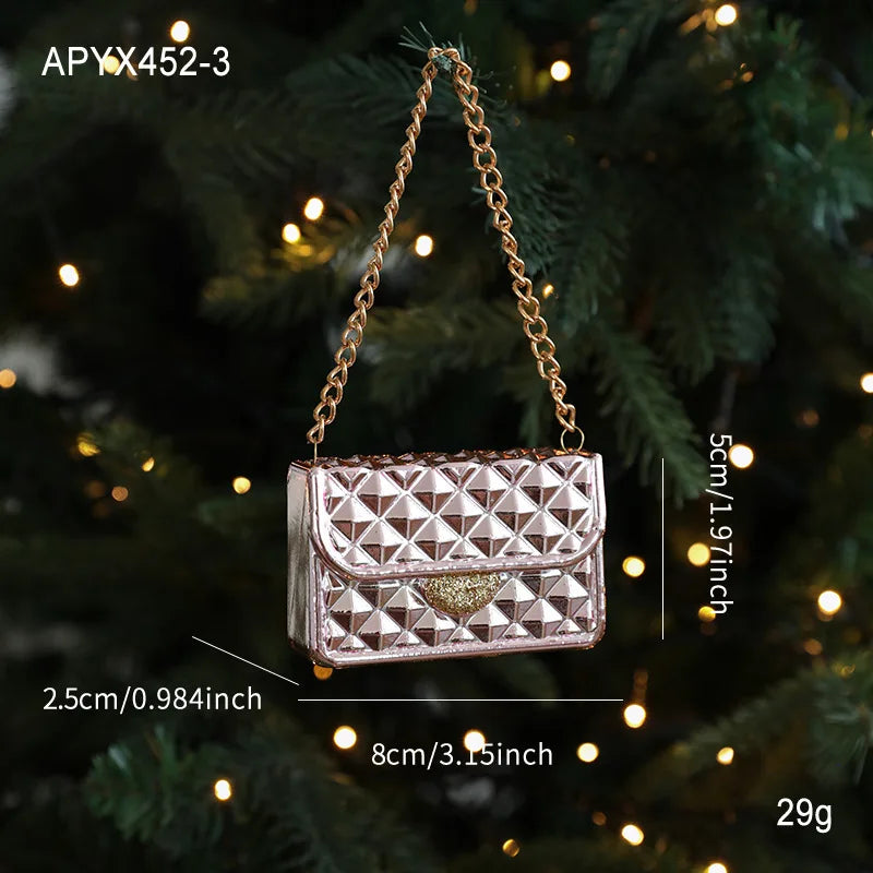 Christmas Hanging Pendant Bright Plastic Hanging Ornament Cartoon Ornament Eye-Catching Christmas Tree Decoration For Gift