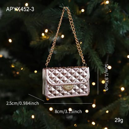 Christmas Hanging Pendant Bright Plastic Hanging Ornament Cartoon Ornament Eye-Catching Christmas Tree Decoration For Gift