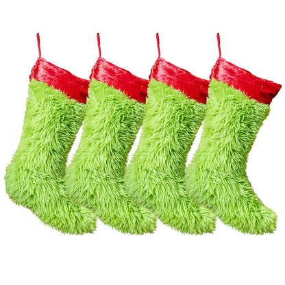 Christmas Stocking Christmas Ornament Christmas Home Decorations Xmas Tree Hanging Decor Candy Gift Bag Christmas Stocking Sock
