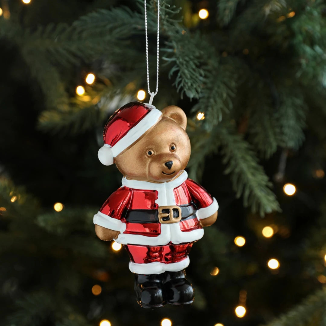 Christmas Hanging Pendant Bright Plastic Hanging Ornament Cartoon Ornament Eye-Catching Christmas Tree Decoration For Gift