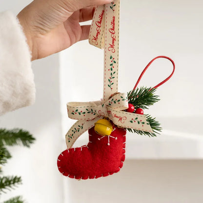 Christmas Car Hanging Christmas Decoration Bell Pendant Christmas Tree Decoration Christmas Gifts