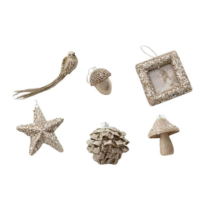 Christmas Tree Decorations Christmas Balls Ornaments Crafts Charm Pendants for Outdoor Graduation Engagement Wedding Backyard