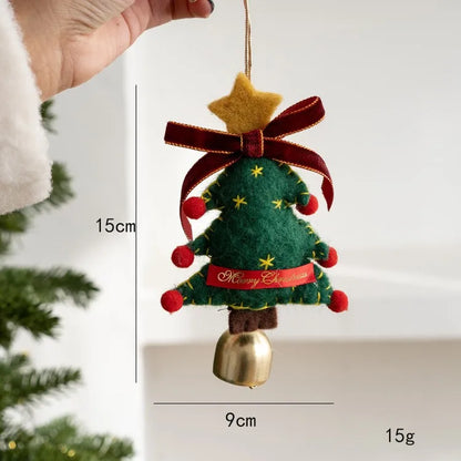 Christmas Car Hanging Christmas Decoration Bell Pendant Christmas Tree Decoration Christmas Gifts