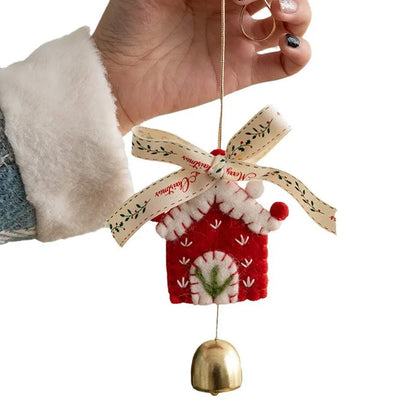 Christmas Car Hanging Christmas Decoration Bell Pendant Christmas Tree Decoration Christmas Gifts