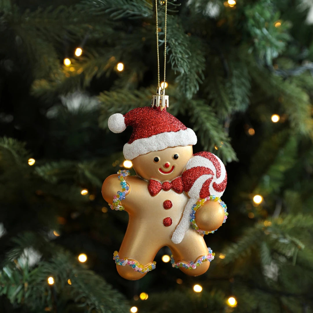 Christmas Hanging Pendant Bright Plastic Hanging Ornament Cartoon Ornament Eye-Catching Christmas Tree Decoration For Gift