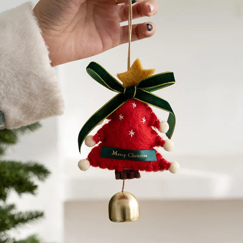 Christmas Car Hanging Christmas Decoration Bell Pendant Christmas Tree Decoration Christmas Gifts