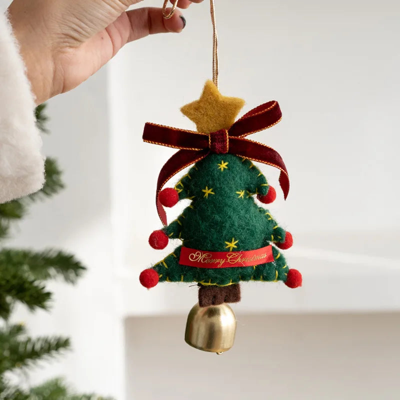 Christmas Car Hanging Christmas Decoration Bell Pendant Christmas Tree Decoration Christmas Gifts