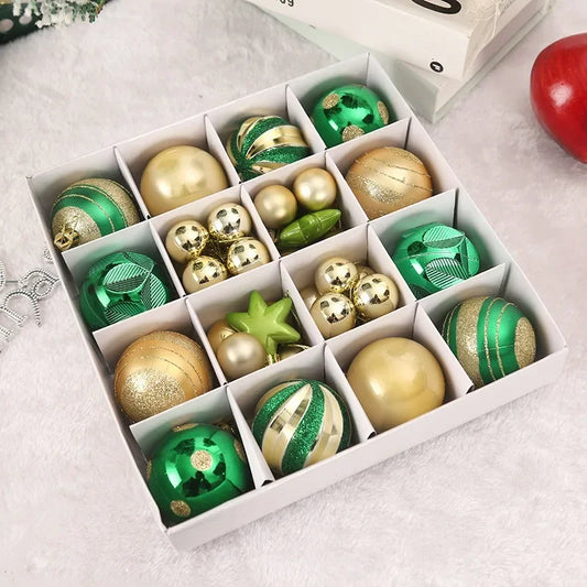 Christmas Tree Balls 42pcs 6cm 3cm Big Christmas Ball Multicolor Ball Decorations Christmas Tree Ornaments Set for Home Party