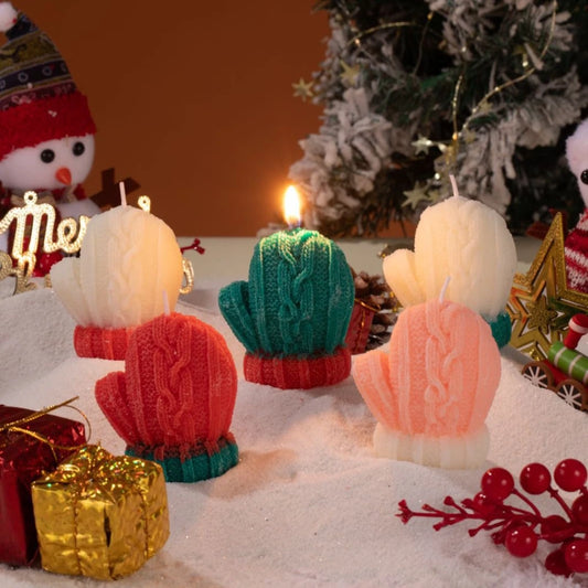 Kerze Handschuh/Lebkuchen