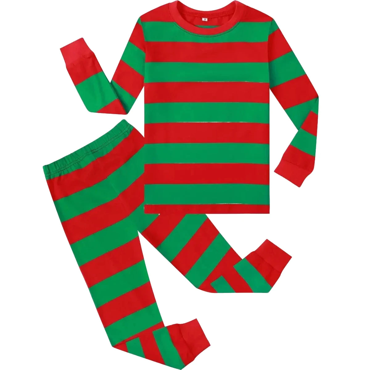 Kids Christmas Pyjamas Infant Boys Girls Santa Claus Pajamas Toddler Xmas Elk Nightwear Elf New Year Gift Green Red Clothes Pjs