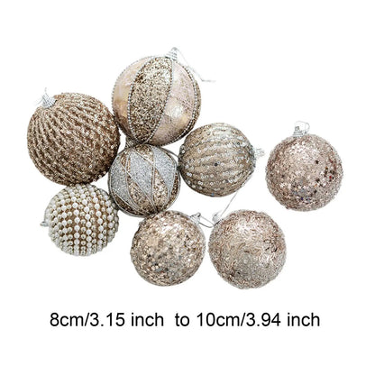 Christmas Tree Decorations Christmas Balls Ornaments Crafts Charm Pendants for Outdoor Graduation Engagement Wedding Backyard