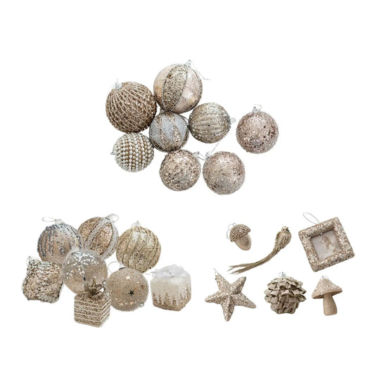 Christmas Tree Decorations Christmas Balls Ornaments Crafts Charm Pendants for Outdoor Graduation Engagement Wedding Backyard